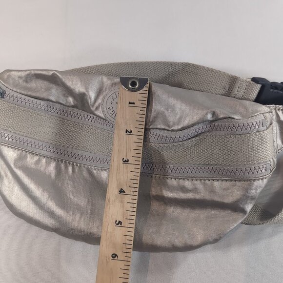 Kipling Fanny Pack Waist Belt Bag Metallic Gold Beige Unisex AC-7621-0LT Travel - Picture 14 of 15